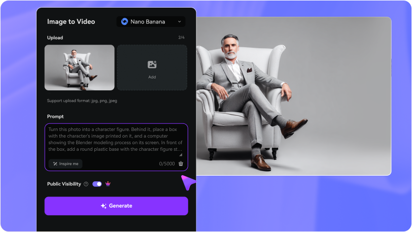 Step 2: Upload Your Photo & Add a Prompt