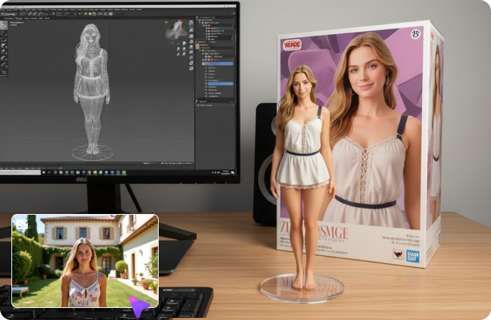 ai 3d figure generator online