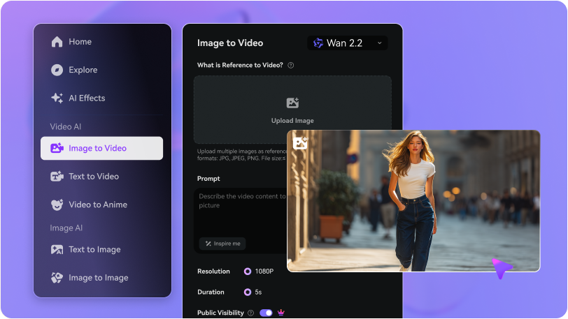 step1 visit media.io wan ai