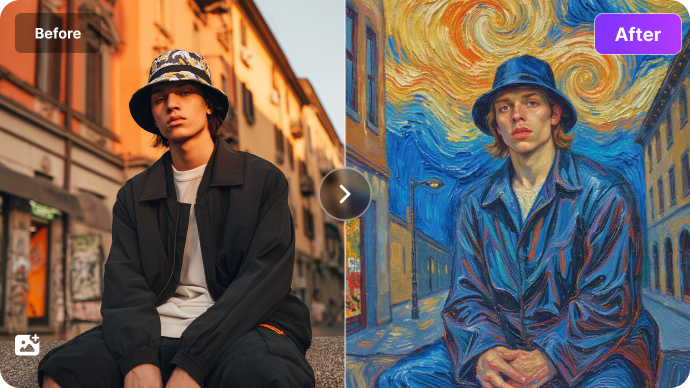 turn your photo into a van gogh painting